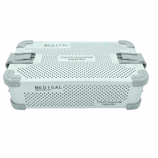 Locking Nail Box Empty Container for Instruments Sets with PPSU Corner