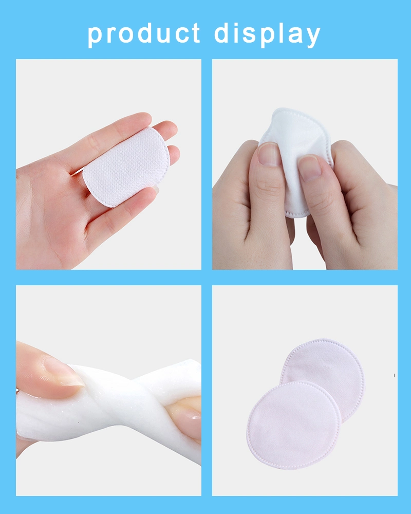 Custom Wholesale Disoposable Cotton Pads Makeup Remover