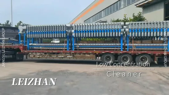 Pulp Cleaner High Concentration Sand Remover