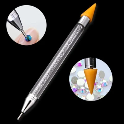 Nail Art Gem Wax Pen Strass e Nail Dotting DOT Pen Ferramenta de manicure
