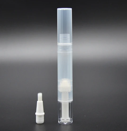 2ml 4ml plástico vazio brilho labial óleo para unhas recipiente de caneta torção cosmética